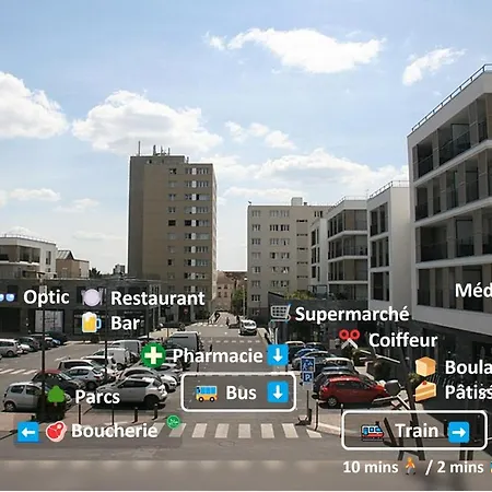 & Parking In Shared With Proprietor L 25 Mins From Paris Gare Du Nord, Cdg Airport & Stade De France Montmagny
