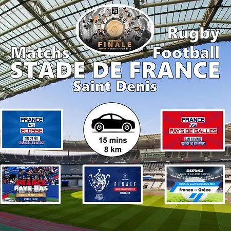 & Parking In Shared With Proprietor L 25 Mins From Paris Gare Du Nord, Cdg Airport & Stade De France Apartment