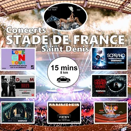 & Parking In Shared With Proprietor L 25 Mins From Paris Gare Du Nord, Cdg Airport & Stade De France Montmagny
